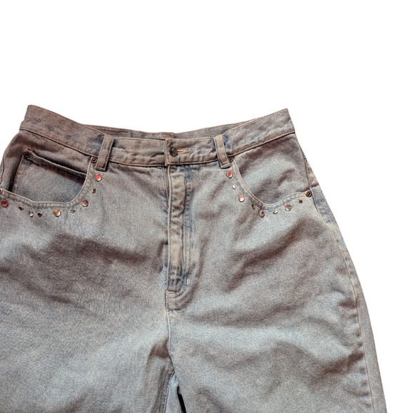 Vintage Liz Women's Straight Leg High Waist Light Jeans Jeans - Picture 4 of 10